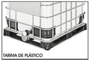 SSM ART Tanque IBC con Tarima de Plástico - 275 Galones
