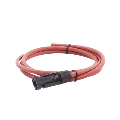 Cable Fotovoltaico, 1.5 m, Rojo, Calibre 10 AWG con Terminal MC4-M en un Extremo | CBL-MC4-1.5R