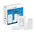 (Caseta Wireless) Kit Hub controlador, atenuador, control remoto PICO, base de pared y tapa. | DVRFBDG1D