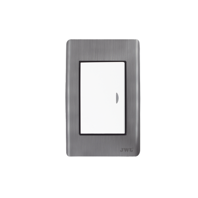 Apagador Sencillo de 10 A 127 V CA ~ 60 Hz / Placa de Acero. | JTL-E7501