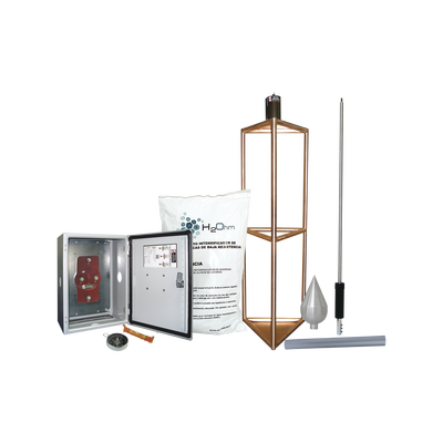 Kit de Pararrayo con Punta con Diámetro de Protección de 300 metros. | KDA-05