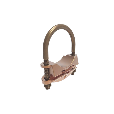 Conector Mecánico para Cable Calibre 4 a 2/0 AWG / Paralelo o 90° Grados a Tubo de 1 1/4" o Varilla  de 1 3/8" - 1 1/2". | HUB-GAR-1626