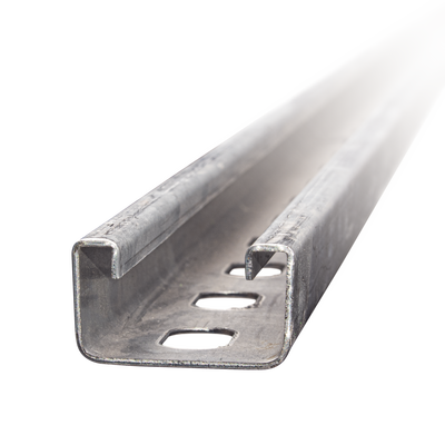 Unicanal Perforado 4 X 2 cm X 3 m / Calibre 14 / Galvanizado Electrolítico. | ANC-UOC4X2