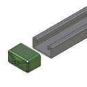 Remate Cuadrado para Unicanal 4X2. | ANC-HS01