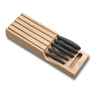 Portacuchillos de Cajón y 5 Cuchillos Swiss Classic | 6.7143.5