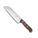 Cuchillo Santoku Wood de 17 cm, Filo con Alvéolos Estilo Japonés. | 6.8520.17G