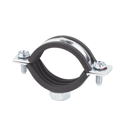 Abrazadera isofónica reforzada 1 1/4" (40mm). | AB-RIP-040