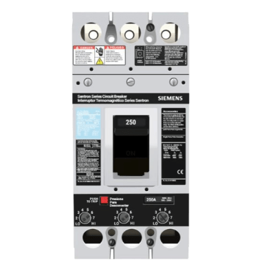 Interruptor Termomagnético 600V 3X250A, Con zapatas principales. | FXD63B250L