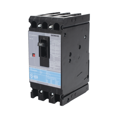 Interruptor Termomagnético ED6 600V 3X50A, Sin zapatas principales. | ED63B050MX