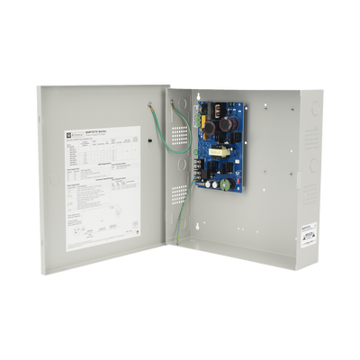 12 o 24 Vcc @ 6 Amp. / fuente de alimentación / 1 salida / capacidad de baterías de respaldo / requieren baterías | SMP7CTX