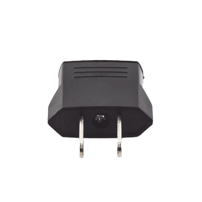 Adaptador de enchufe europea a americano, Calidad PREMIUM @ 6 A ; 110 - 250 Vca | CLAVIJAEURO