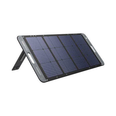 Panel Solar Plegable 100W / Recomendado para el Power Station Portable de 600W UGREEN /  Alta Eficiencia de Conversión / Alineación Inteligente de la Luz Solar / Resistente Al Agua Y Duradero / Incluye Cable XT60 Macho a Macho 2m. | 15113