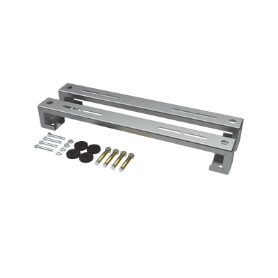 ZT-MPF-180 Base para piso universal ajustable para capacidades de 1 a 3 toneladas con pernos deslizables y amortiguación | ZT-MPF-180