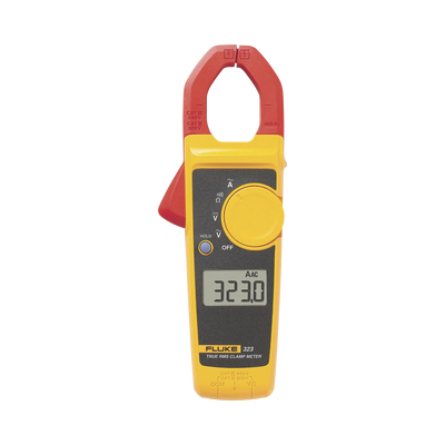 Amperimetro de Gancho de Verdadero Valor Eficaz (True RMS), Medida de Corriente en CA de 400 A y Tensión en CA y CC de 600V | FLUKE-323