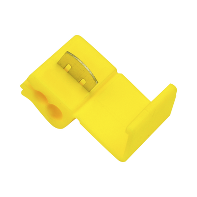 Conector rápido / 12 - 10 AWG / Amarillo / Empalme seguro y rápido sin pelar cables / Paquete de 25 piezas. | AECW-5-5