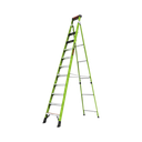 Escalera de 3.65 m Capacidad máxima de 170 Kg, inclinada, de fibra de vidrio con almohadilla de pared giratoria. | SENTINEL12