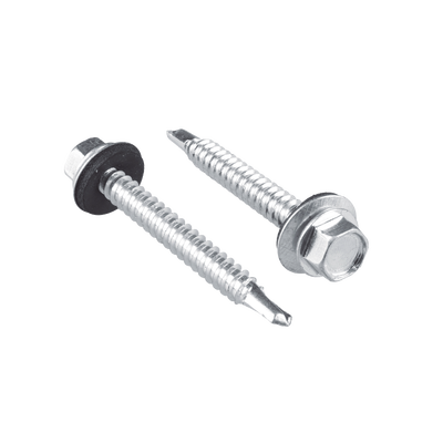 Tornillo - Pija cabeza hexagonal con rondana y punta de broca  #14 x 2", 50 piezas. | SYS-PHR-142