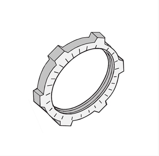 SSMELE Contratuerca Metálica Zamac de 1-1/2" (38 mm)