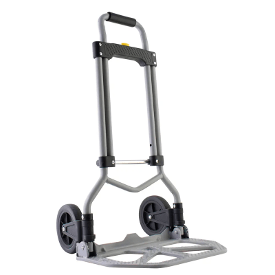 Diablo Plegable / Capacidad 60 kg / Jaladera de Hule Espuma / Botón Despliegue Rápido / Base Acero Antiderrapante / Llanta Hule Duradera / Transporte Compacto | SYS-DPA-60