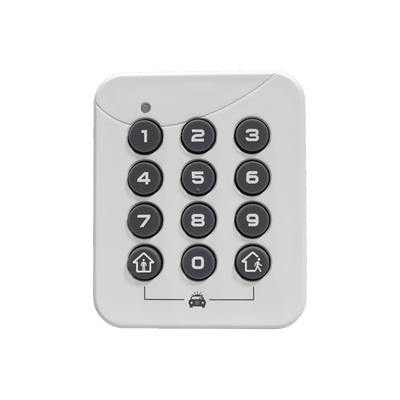 ALULA - PINPad Estación de Armado Local / Alimentación por Batería / Instalación Sin Herramientas / Desarmado seguro de 4 a 10 dígitos / Armado de 1 Botón | RE652