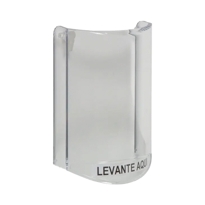 Cubierta Protectora De Policarbonato, Súper Resistente, Sin Sonido, Texto En Español, Para Botones Multiusos De STI | STI-6517-ES