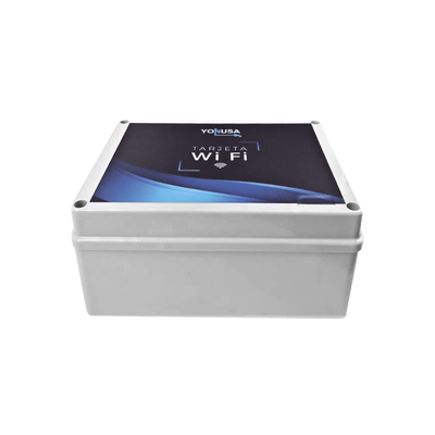Modulo WIFI LITE con gabinete para uso en Energizadores YONUSA / Aplicación sin costo / Botón de Pánico/ 1 Salida Propósito General | TARJET-WIFI-LITE