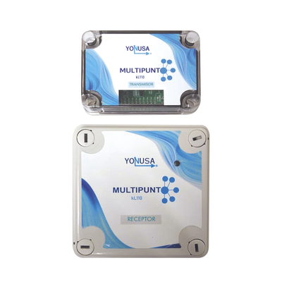 KIT Transmisor / Receptor Inalámbrico para KLT110 / 1 KM Linea de Vista / Multi-Punto Soporta 10 Equipos | KL110