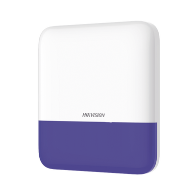 (AX PRO) Sirena Inalámbrica con Estrobo Azul para Exterior IP65 / 110 dB | DS-PS1-E-WB/B