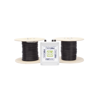 MICALERT Cable Sensor para Paredes, Rejas Rigidas o barandales / 2 zonas de 305 metros / 610 Metros de Protección Total/Tarjeta LPU400/Calibración via software | MIC2Z1000V2