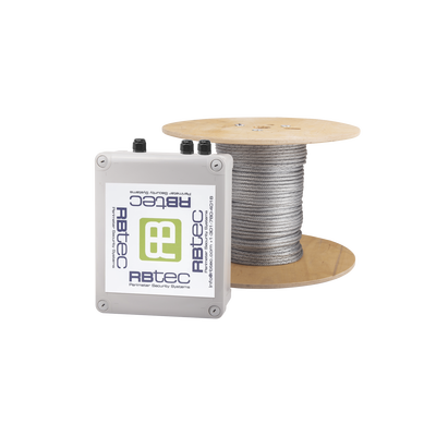 Kit de Cable Sensor Para Cercas Ciclónicas IRONCLAD / 75 METROS / 1 ZONA / Sin Falsas Alarmas por Viento / TODO Incluido/TARJETA LPU400/ Calibración por Software | IROC-1Z-250-V2