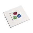 Modulo de 3 Botones iluminados para habitación de Hospital / Alarma / Cancelar y Código Azul / BUS RS485 / Compatible con NX0019/B, NX1021 Y NX0015 | NX0394