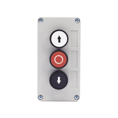 Botonera Triple Para Barreras Vehiculares, Operadores Corredizos y Abatibles. | XBS-SW-02