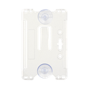 Porta tarjeta de plastico ABS / Transparente / Compatible con tarjetas ACCESSCARDEPC / PROCARDX o Formato CR80 | ACCESS-HOLDERA