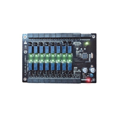 Expansor de 16 relevadores para sistema de elevadores compatible con ZKEC10 | EX-16