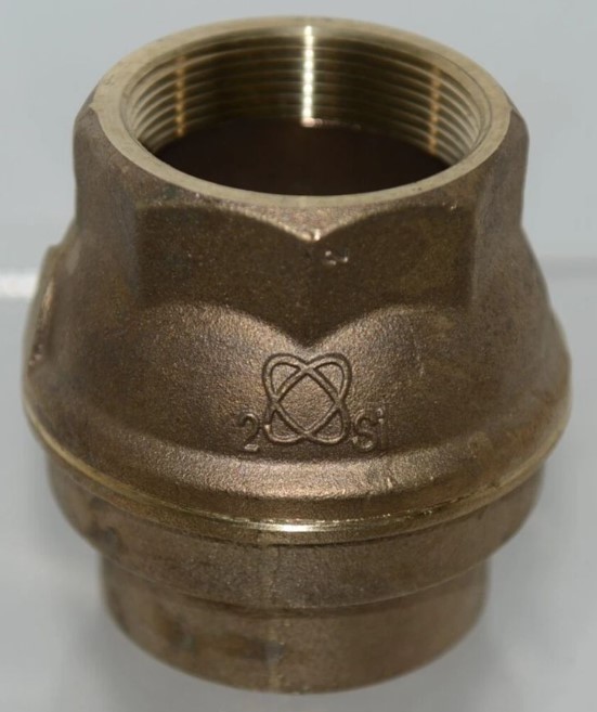 SSM ART  Válvula Check de Bola Conica 2" npt, MCA: NIBCO MOD. T-480