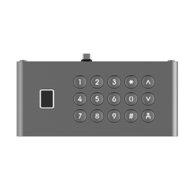 Módulo de Teclado y Huella Digital para Frente de Calle IP DS-KD9633-WBE6/ Conexión USB-C / 15 Botones / IP65 / IK07 | DS-KDM9633-FKP