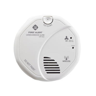 Alarma de monóxido de carbono (CO) interconectada inalámbricamente con voz y ubicación de la alerta | CO511B