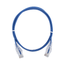 Cable de Parcheo Slim UTP Cat6 - 1 Metro (3.28 Pies), Azul, Diámetro Reducido (28 AWG) | LP-UT6-100-BU28