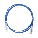 Cable de Parcheo Slim UTP Cat6 - 1.5 Metros (4.92 Pies) Azul Diámetro Reducido (28 AWG) | LP-UT6-150-BU28