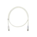 Cable de Parcheo UTP Categoría 6, con Plug Modular en Cada Extremo - 2 Metros (6.56 Pies) - Blanco Mate | NK6PC7Y