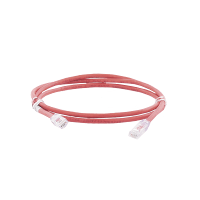 Cable de Parcheo UTP Categoría 6, con Plug Modular en Cada Extremo - 2 Metros (6.56 Pies) - Rojo | NK6PC7RDY