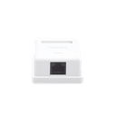 Caja de Pared con 1 Puerto Keystone, Incluye Jack Cat5e | LP-WP-6034