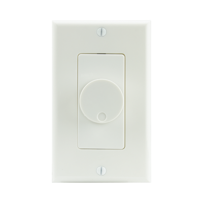 Perilla de control de volumen | 100W | igualación de impedancia | placa frontal de estilo decorativo | almendra/marfil/blanco incluida | VCK-100-AIW