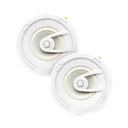 PAR de altavoces de 7 " | montaje de Techo | Diseño TruGrip | Instalacion Sin Herramientas | Woofer de Polipropileno Blanco con Quick Connect | G72/PAR
