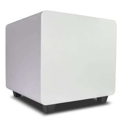 Subwoofer Activo de 12in | Diseño Down-Firing | 500W RMS | Recinto Sellado | Acabado Blanco | DFS12WT