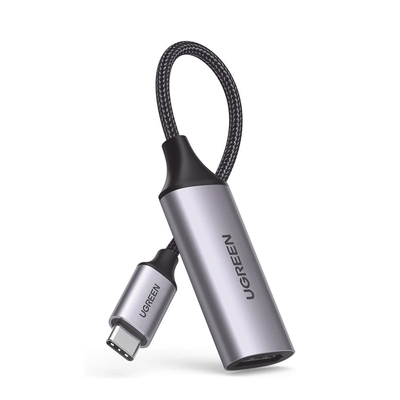 Cable Adaptador USB C a HDMI 4K@60Hz / Convertidor Thunderbolt 3 / Caja de Aluminio / HDMI V2.0 / 3D / Longitud del Cable 10 cm (3.94 Pulgadas) | 70444