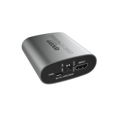 Extractor eARC HDMI | 18 Gbps | Audio Digital | Compatibilidad 4K HDR | Diseño Compacto | EPC-MB08