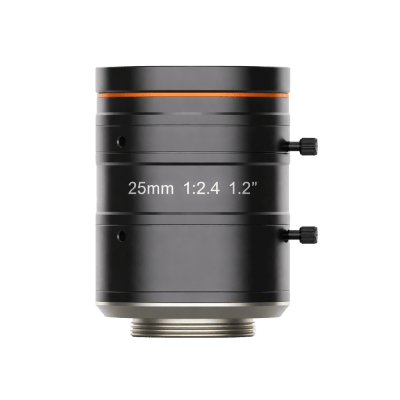 Lente FA Machine Vision / 25MP / Distorsión -0.04% / Montura C / Iris Manual / F2.4-F16 / Ø40 × 58.4 mm (1.57 × 2.3 in) / -10°C a 50°C | MVL-KF2524M-25MP