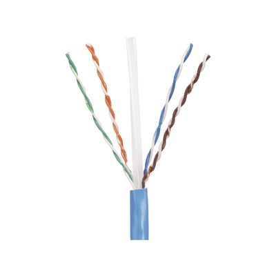 Bobina de Cable UTP 305 Metros (1000 Pies) de Cobre, PanNet, Azul, Categoría 5e (24 AWG), PVC (CM), de 4 Pares | PUC5C04BU-CE