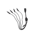 Cable con 5 Vías para Alimentar 4 Cámaras TurboHD y DVR TurboHD Epcom / Hikvision | DS-5WAYC